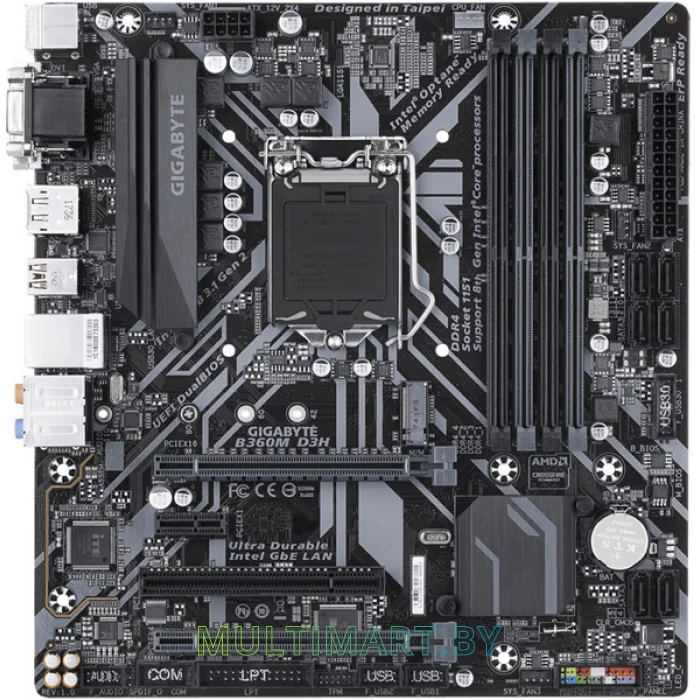 Материнская плата Gigabyte B360M D3H